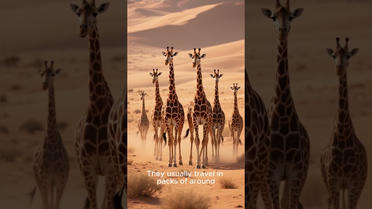 Secrets of Survival: How Giraffes Thrive in Harsh Desert Environments! 🌵🦒