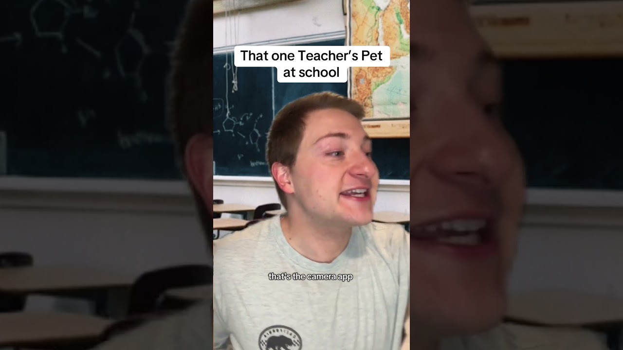 That one teachers pet at school #pov #school #comedy