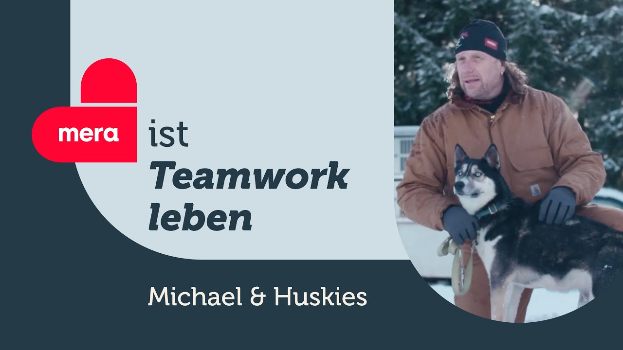 Michael Ruopp & 23 sibirische Huskys. Schlittenhunde - Leben im Team mit voller Leidenschaft.