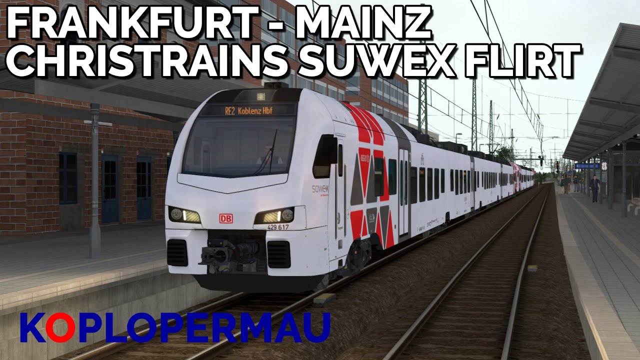 Train Simulator 2022: Met de SUWEX Stadler FLIRT van Frankfurt naar Mainz (ChrisTrains FLIRT)