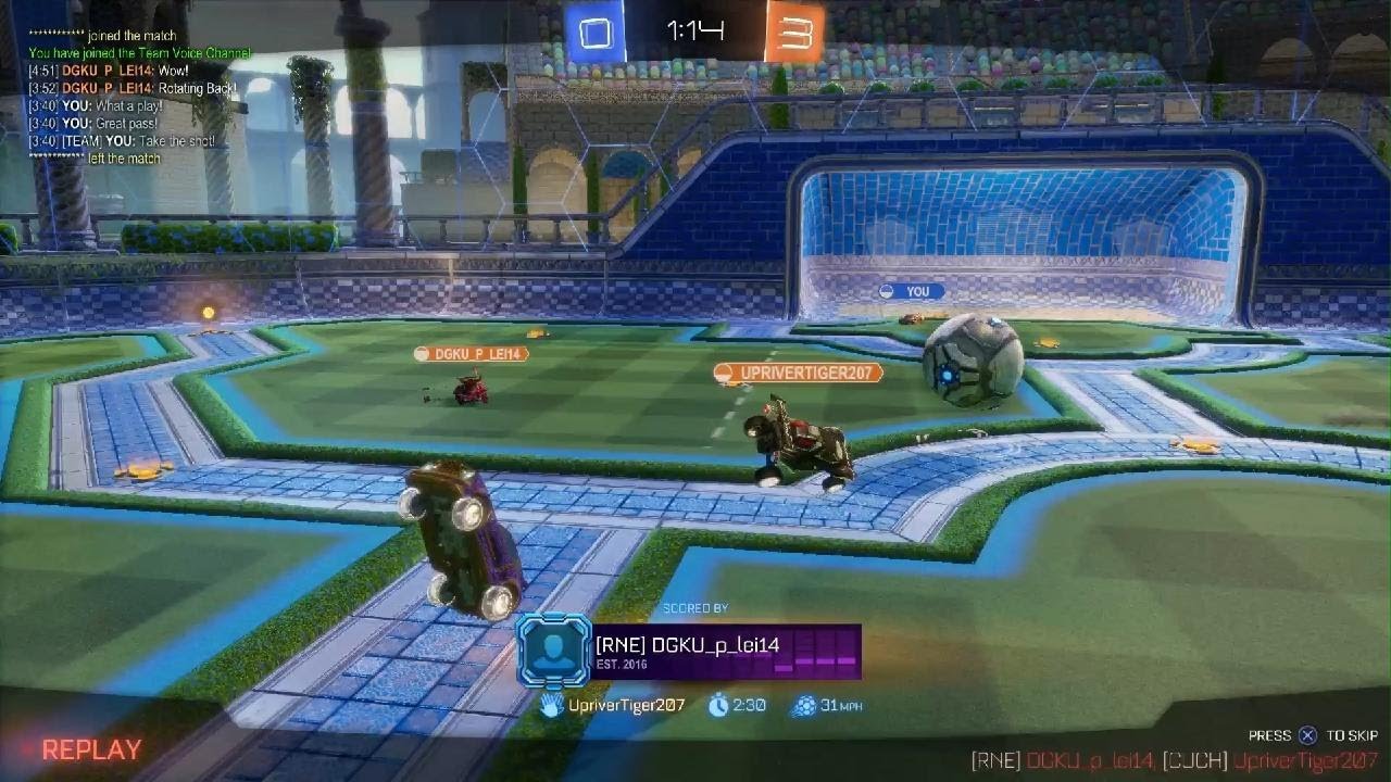 Rocket League - Duos teammate wanted to ff early until I coached us to a W