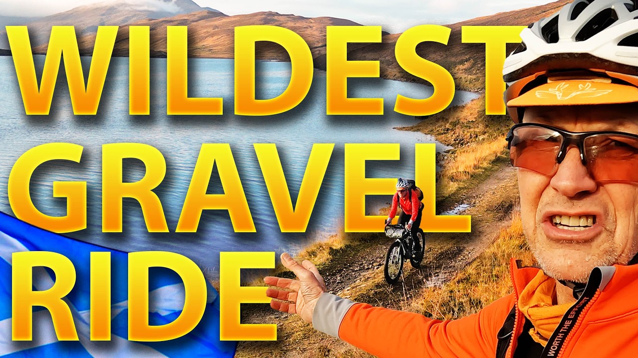Wild gravel ride with Everything in Scottish highlands