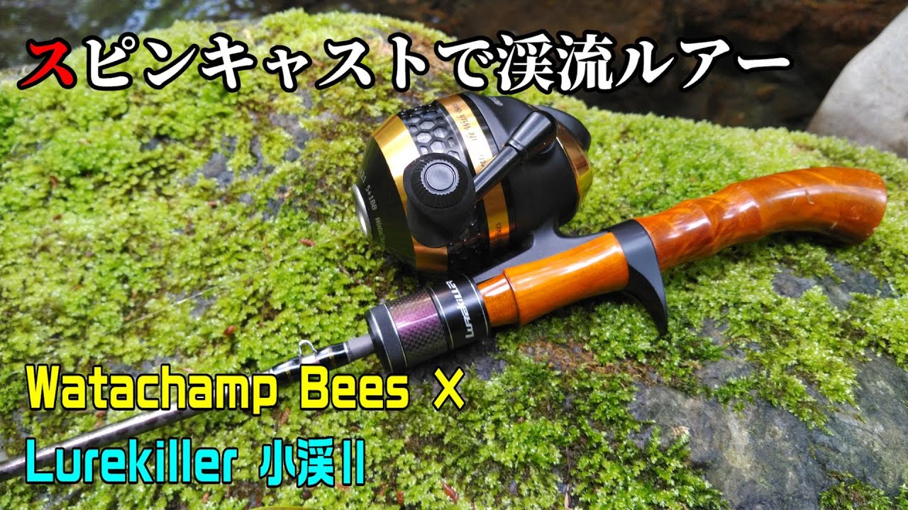 【スピンキャスト】ワタチャンプ Beesで渓流ルアー釣行