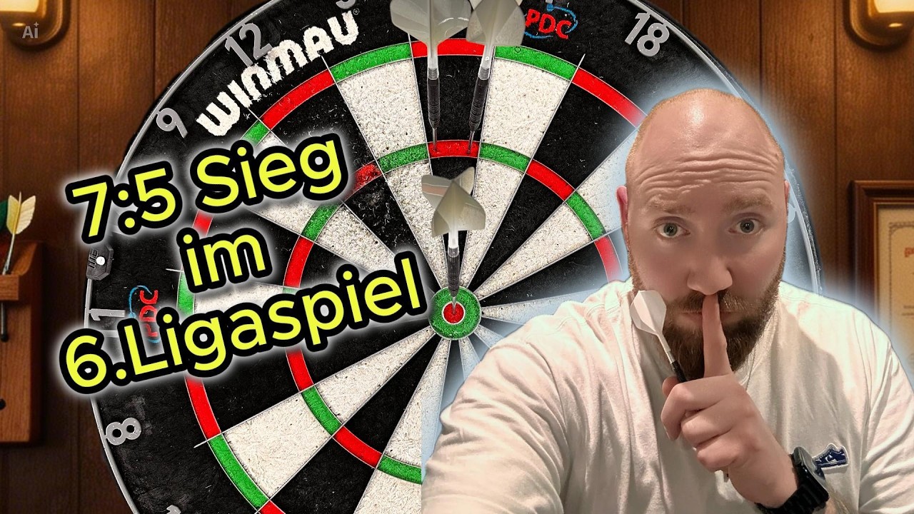 🎯 Spannender Kampf um den Sieg! 7:5 Sieg im 6. Ligaspiel 🎯