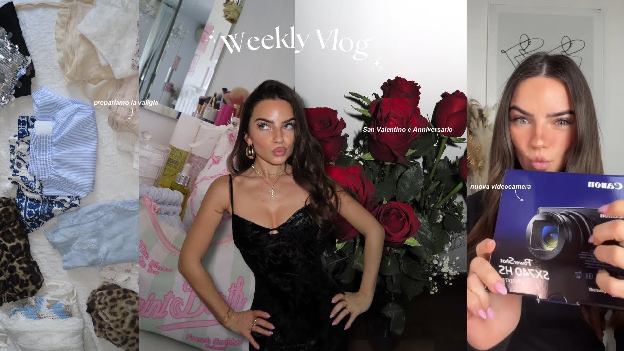 Prepariamo la Valigia & Nuova Videocamera ⭐️ | Weekly Vlog | federica
