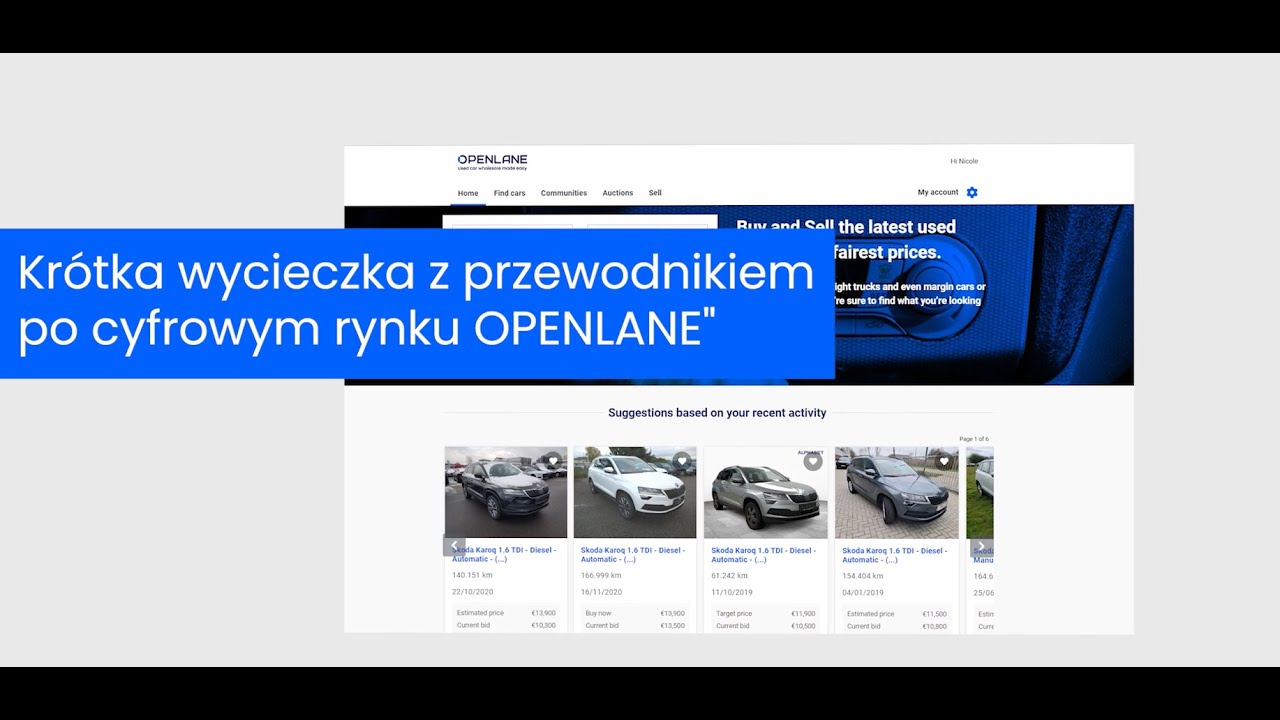 Jak poruszać się na rynku OPENLANE? | Aukcje samochodowe OPENLANE