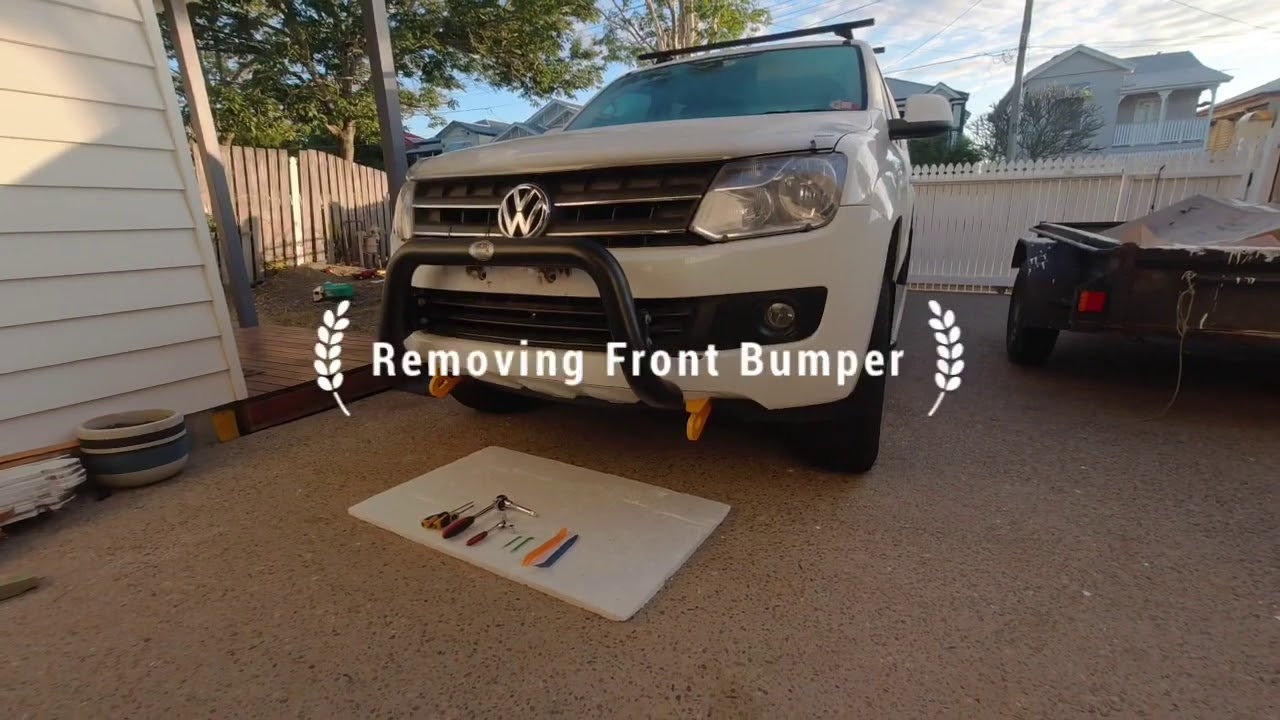 VW Amarok - Removing the Front Bumper