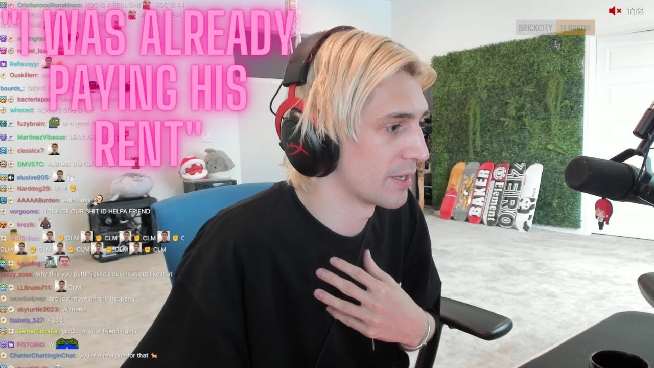 xQc уже оплачивал аренду жилья Jessie