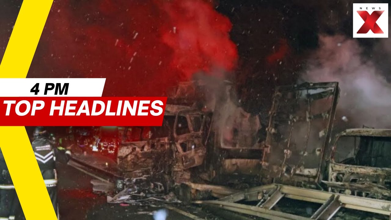 Massive Blaze After Multi-Vehicle Crash on Japan&rsquo;s Kanetsu Expressway | Top Stories | NewsX