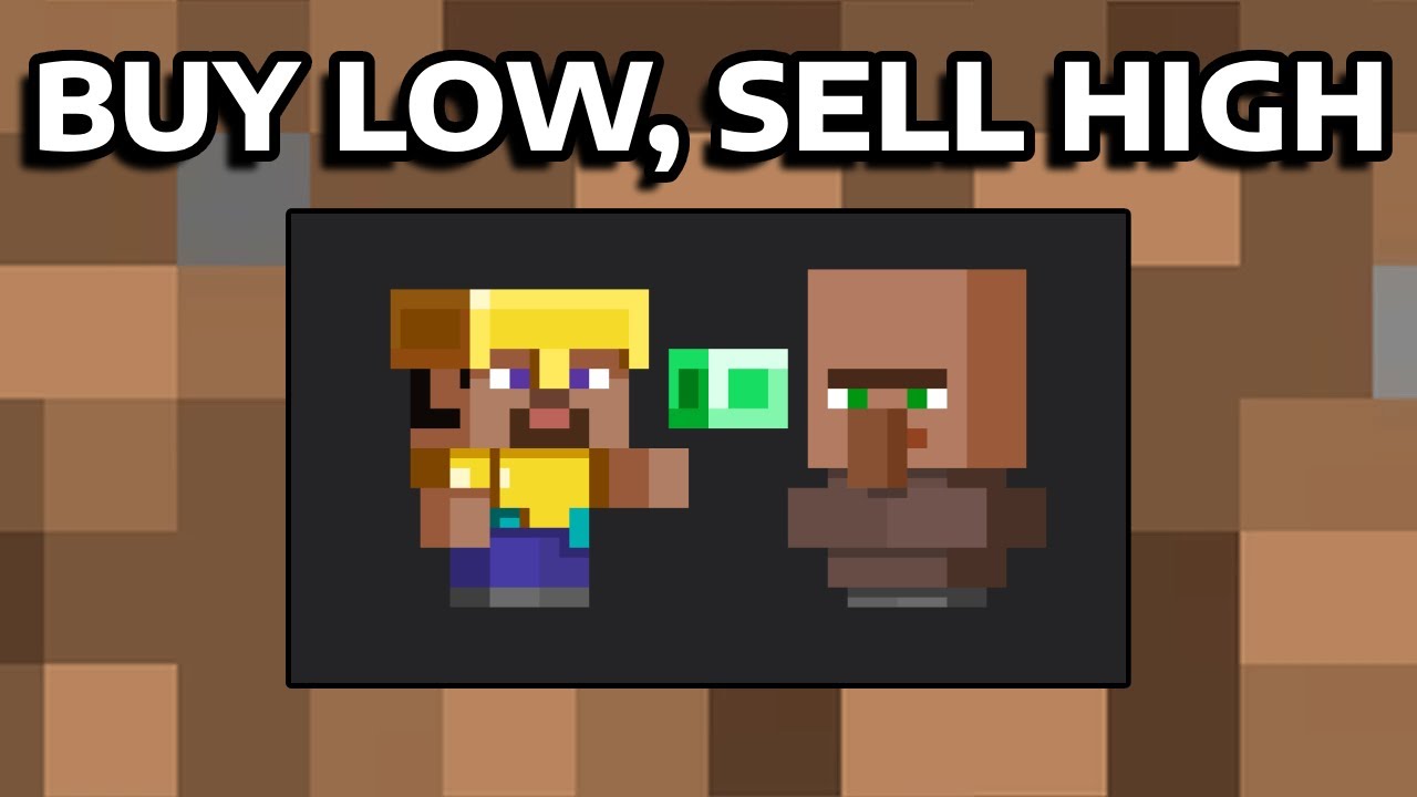 MINECRAFT ACHIEVEMENT/TROPHY GUIDE #112 - [ BUY LOW, SELL HIGH ]