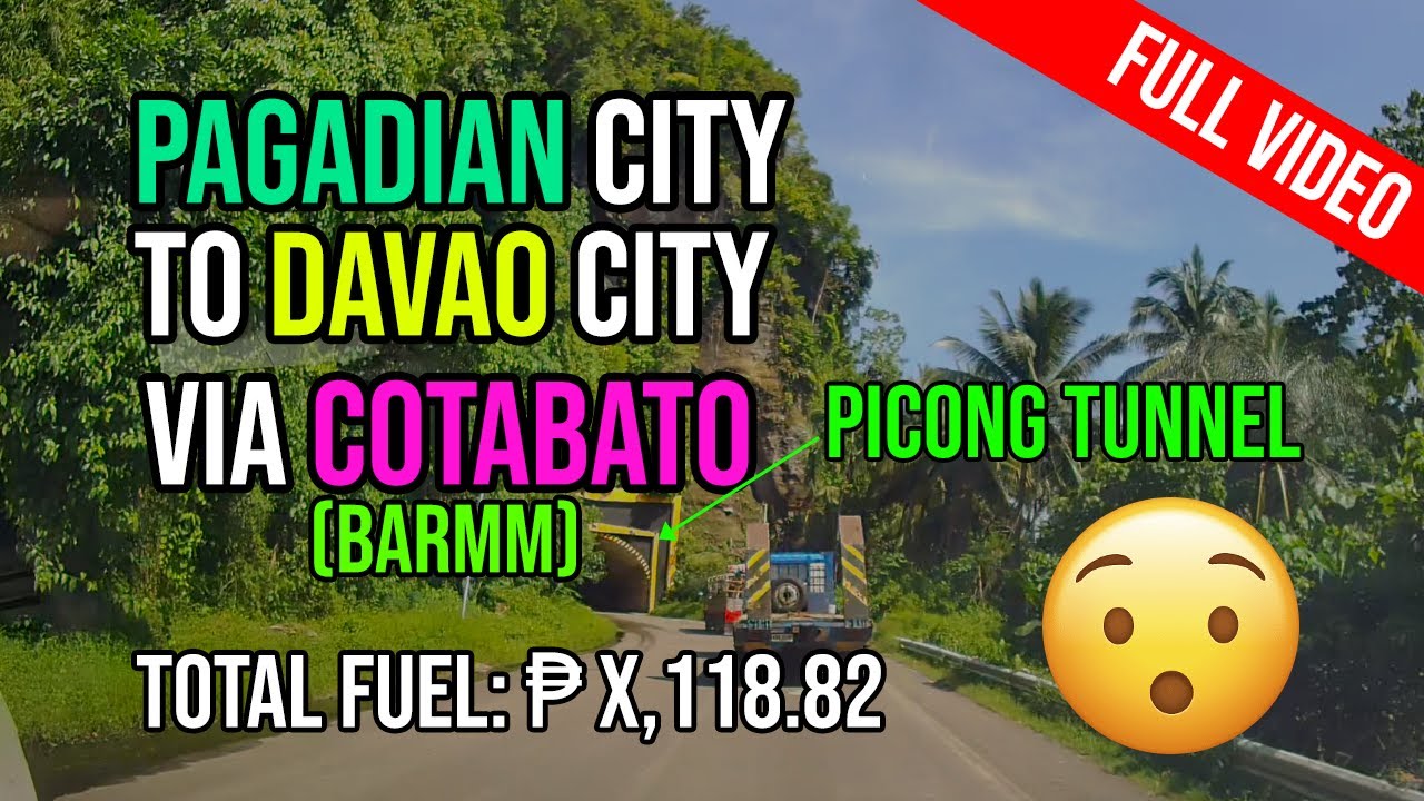 Pagadian to Davao via Cotabato Full Video (8 hours)
