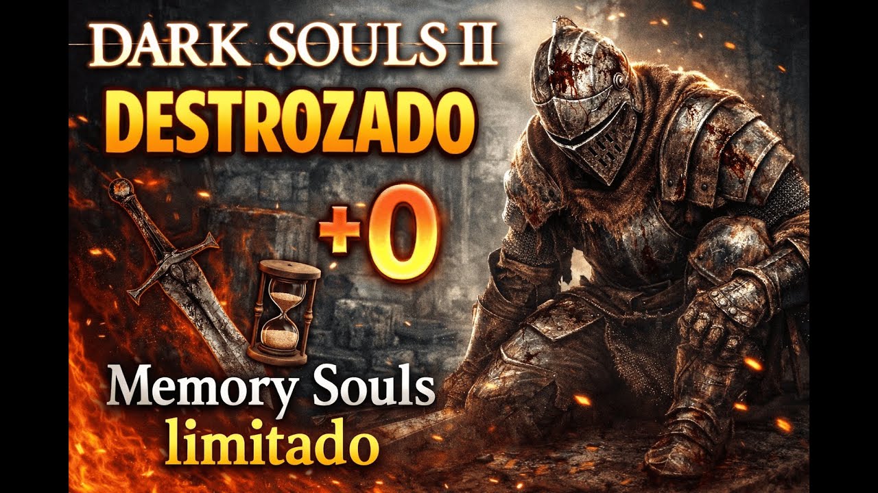 DARK SOULS II DESTROZADO con 0 mejoras | Memory Souls limitado