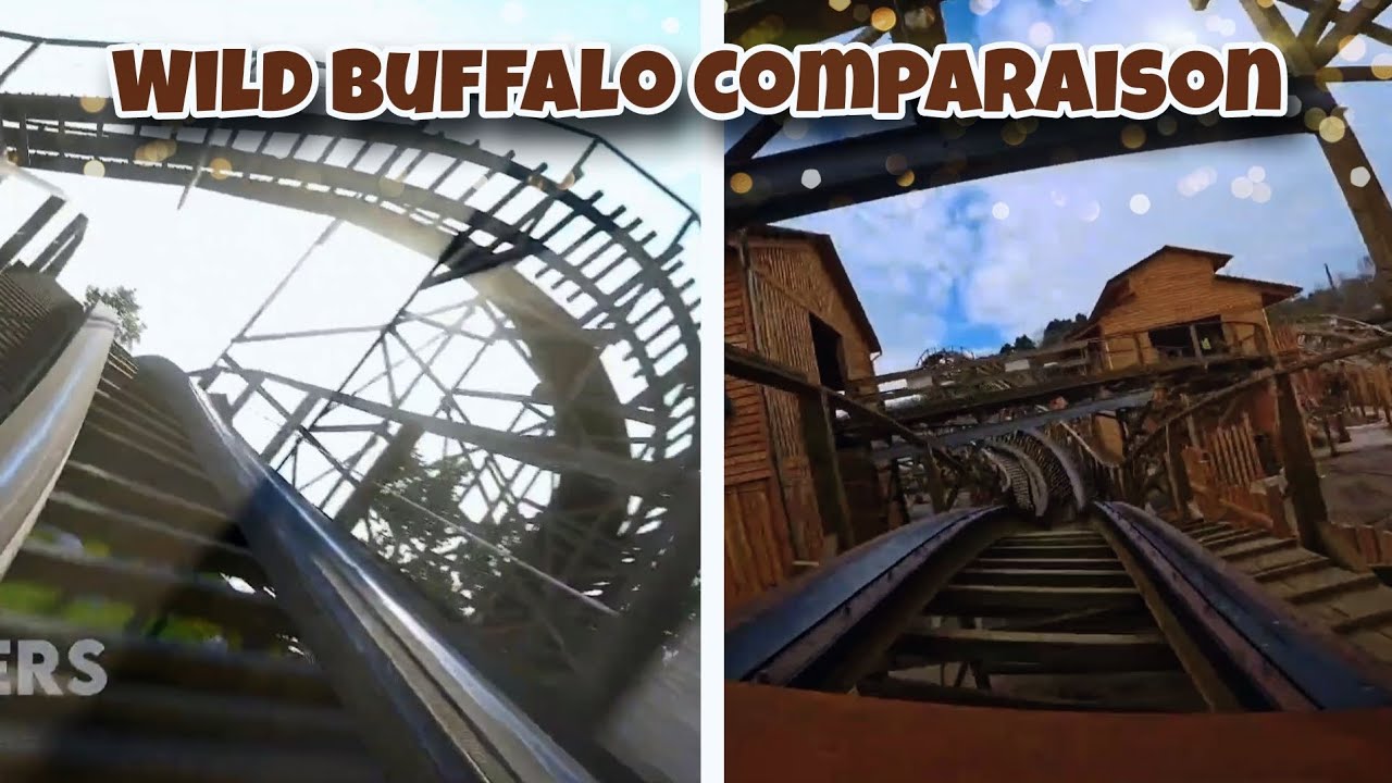 Wild Buffalo - Onride de comparaison virtuel/réel - Mer de Sable 🦬🎢