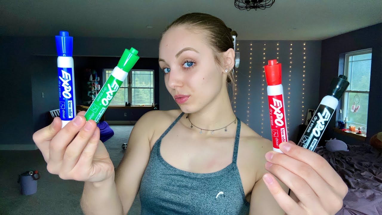 ASMR || Whiteboard & Expo Marker Play! 🖍