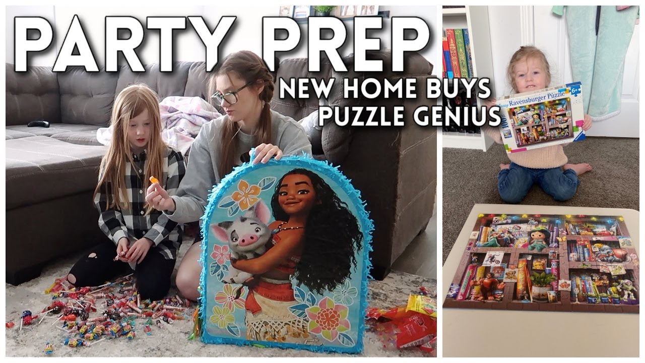 Birthday Party Prep & New Home Purchases!