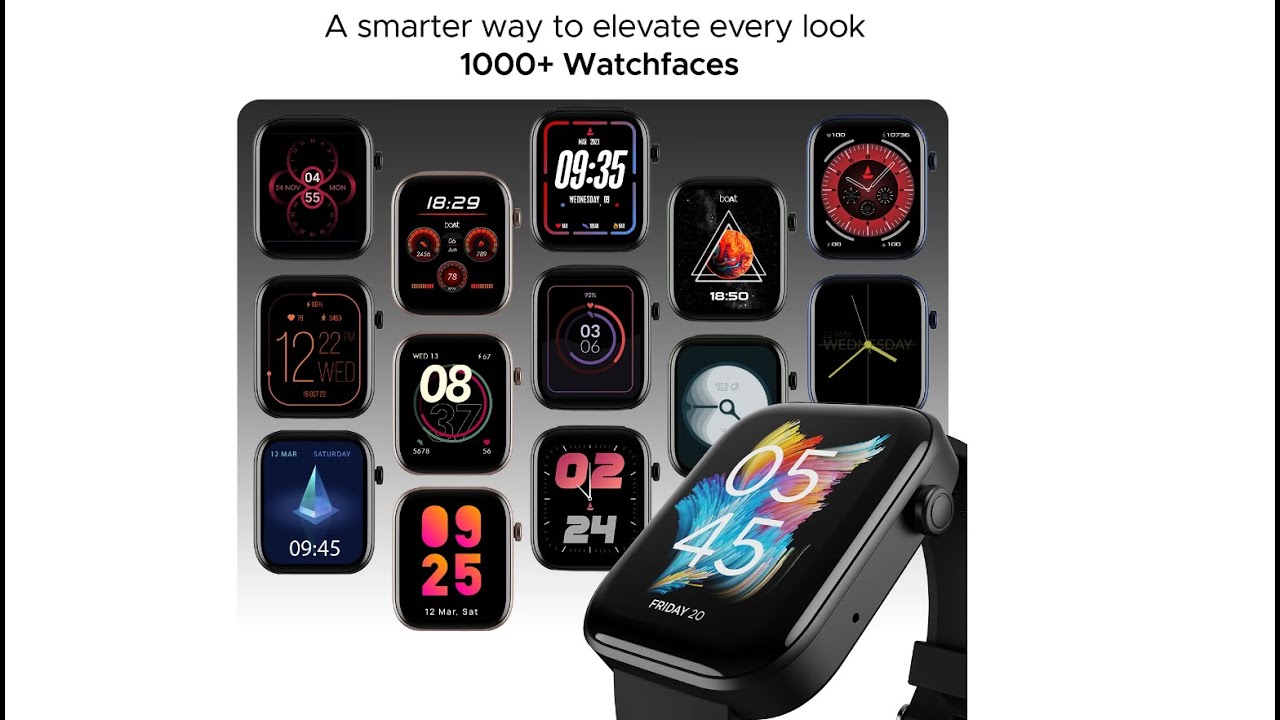 boAt Storm Call 2 Smartwatch - 900+ Watch Faces, 1.83