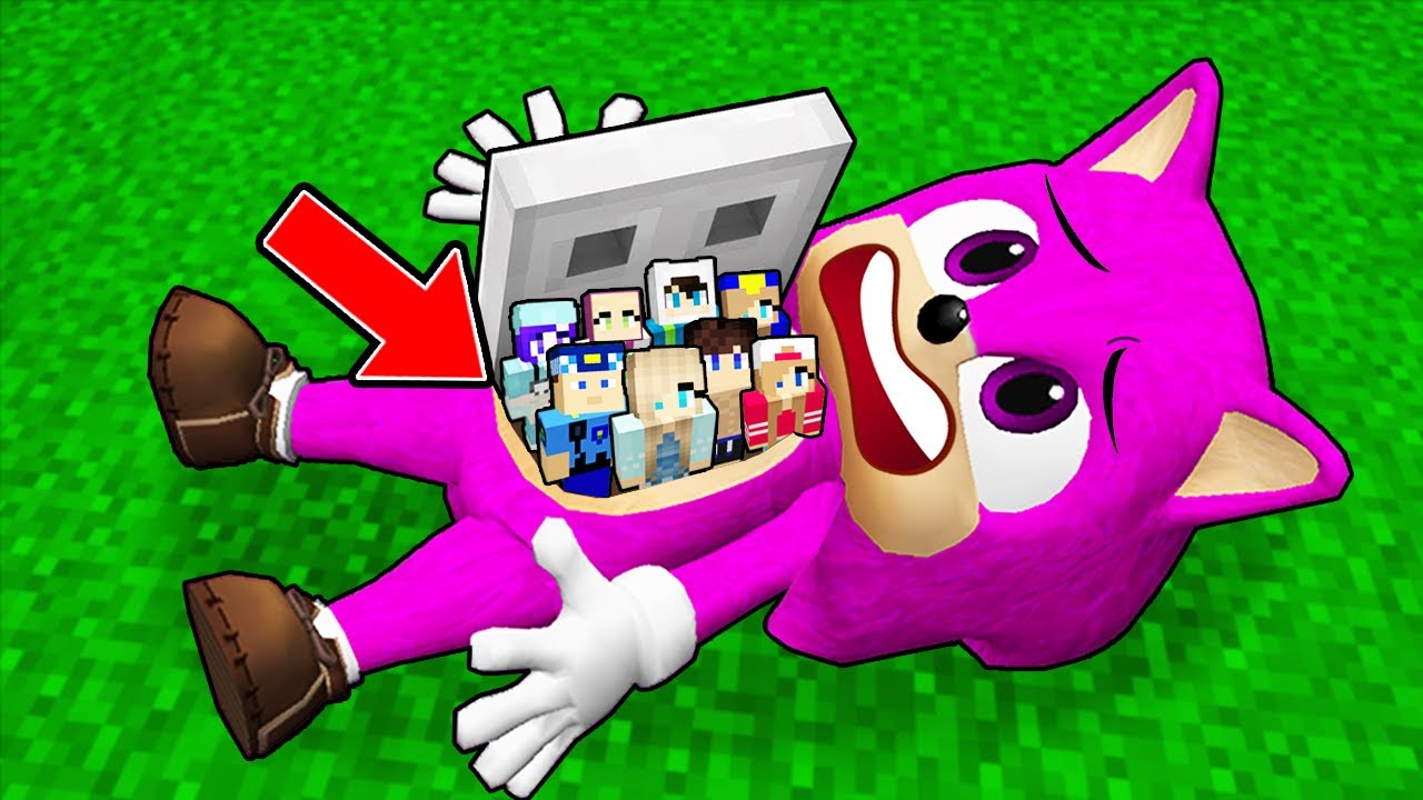 KIZ BEBEK SONİC'İN MİDESİNE GİRDİK! 😱 -Minecraft
