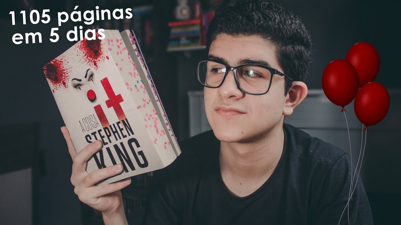 lendo IT: A COISA e passando noites sem dormir | vlog de leitura