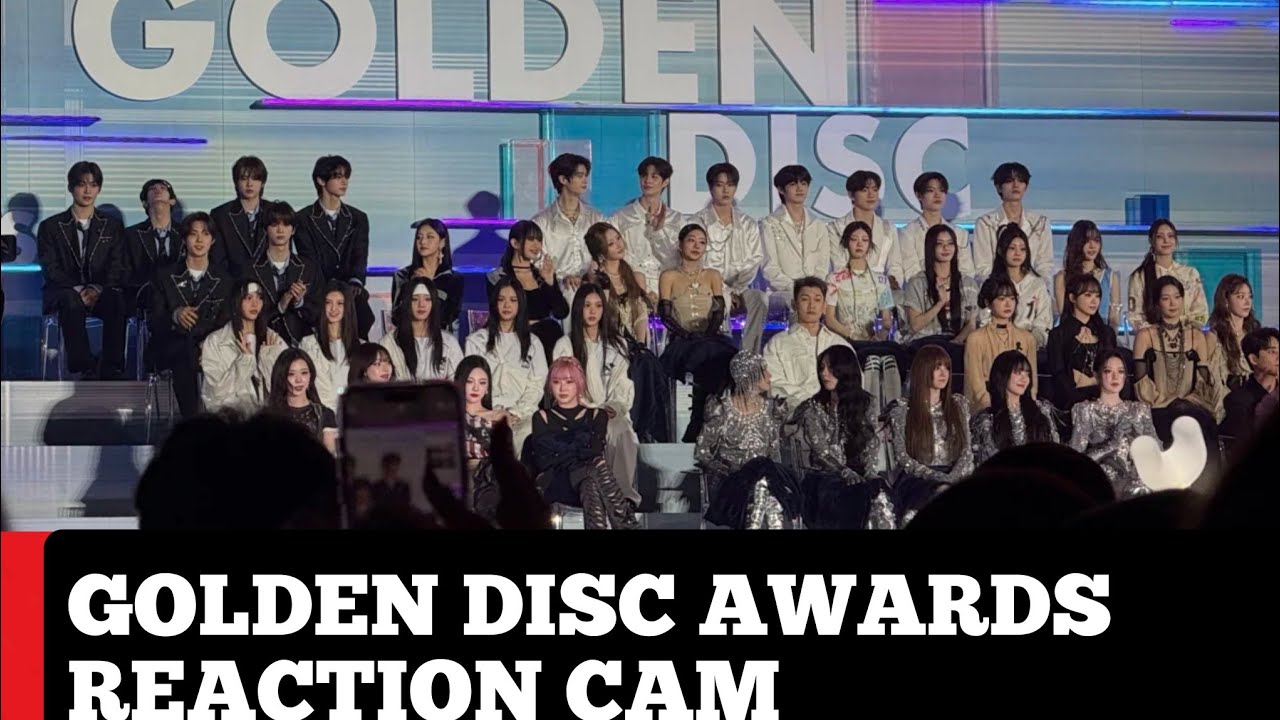 IDOLS REACTION AT GOLDEN DISC AWARDS 2025 + ENDING STAGE 골든 디스크 시상식 2025 리액션
