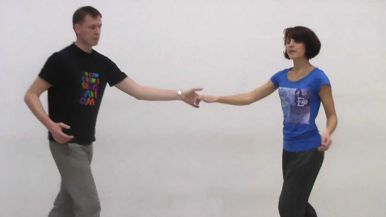 Видео-уроки Буги-вуги (Boogie-woogie). Beginners. Lesson 3. Single time - basic figures (eng subs).