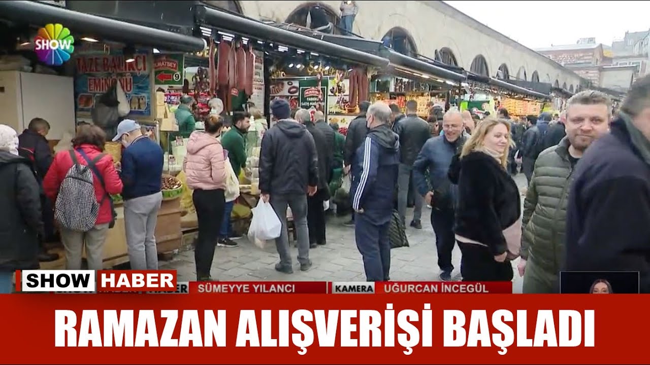 Ramazan alışverişi başladı