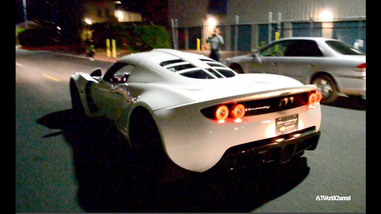 WORLD'S FASTEST CAR! Two LOUD Hennessey Venom GT Sound! Rev, Start Up, Flyby & Acceleration!