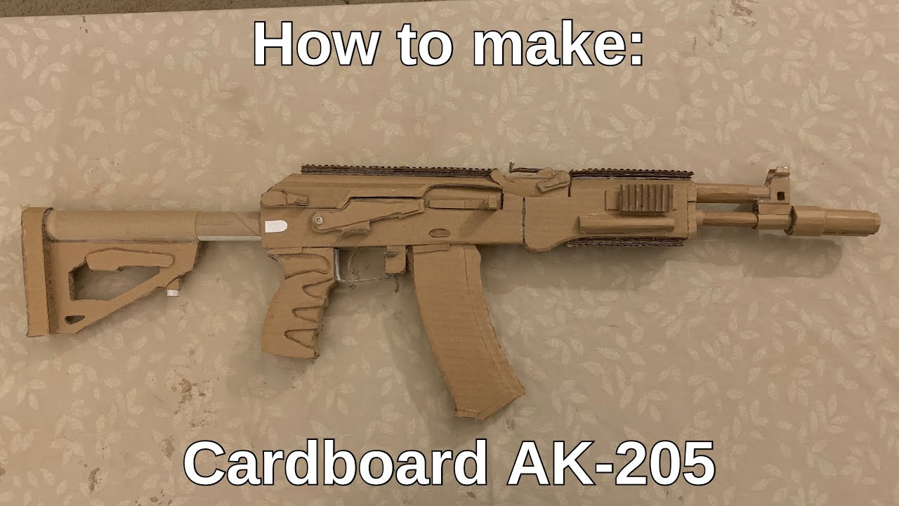 How to make: Cardboard AK-205