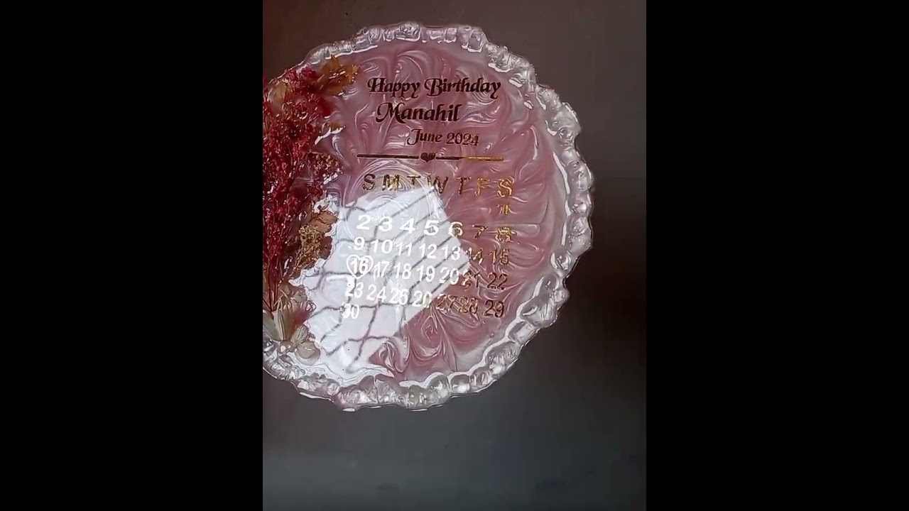 Customized resin plaque, Birthday Gift idea..resin idea             #resin #creative #gift #artist