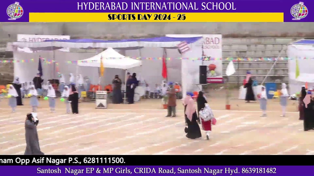 Sports Day LIVE #hydrabad #international #schoool @hyderabadinternationalschool