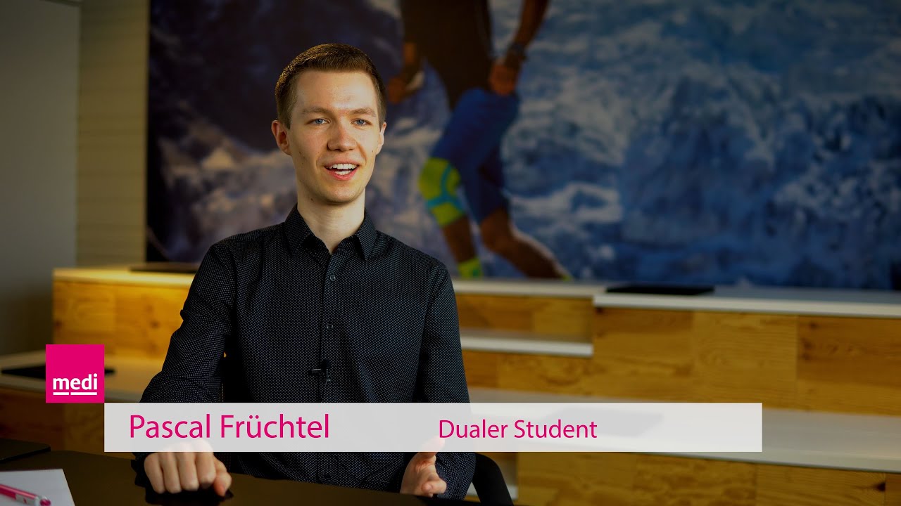 Ausbildung bei medi als Dualer Student International Business, Pascal Fr&uuml;chtel