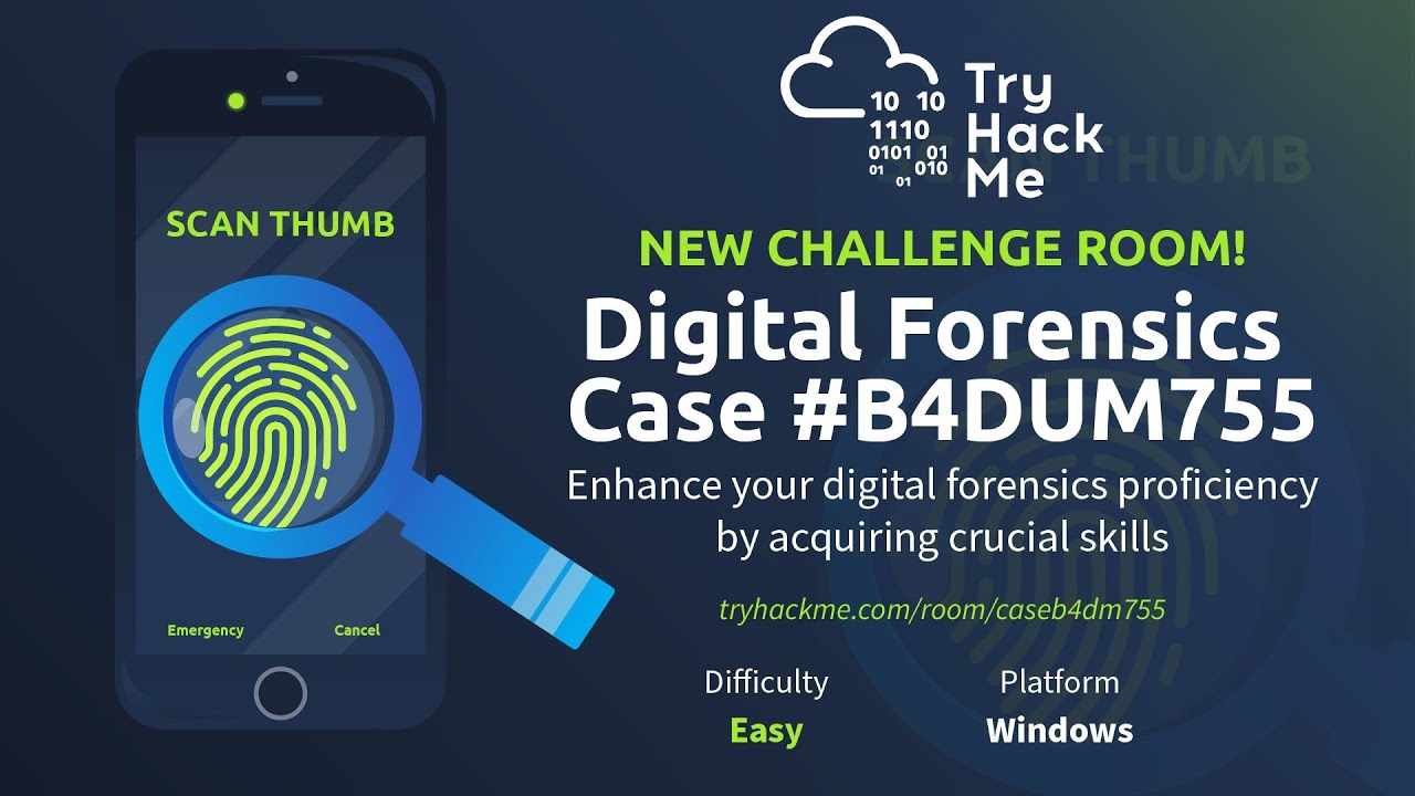 Digital Forensics Case B4DM755 - TryHackMe