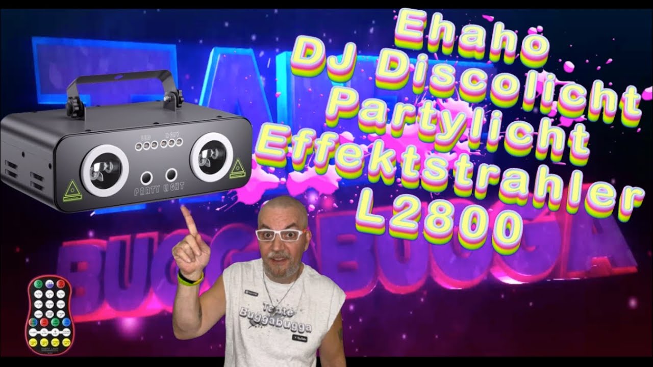 Ehaho DJ Discolicht / Partylicht / Effektstrahler / L2800