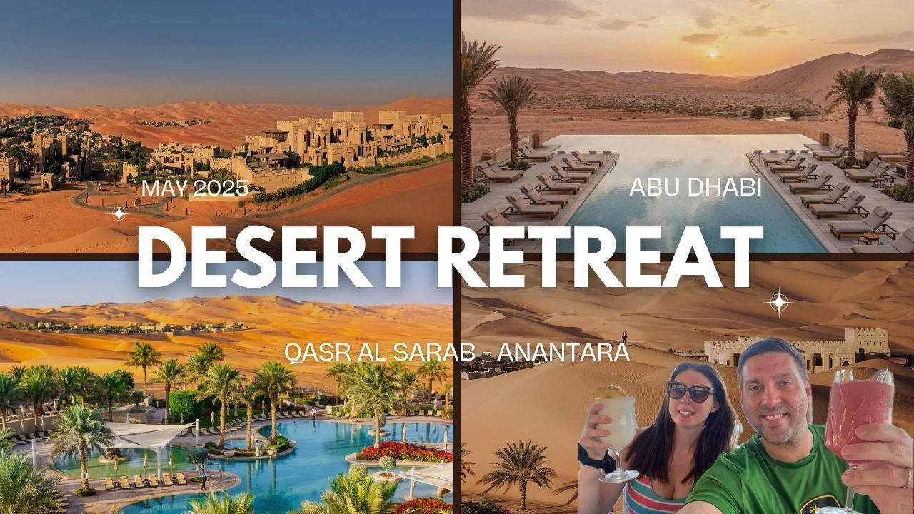 $1,000 + Night luxury desert retreat | Qasr al Sarab Anantara | Abu Dhabi | Desert Oasis | Vlog