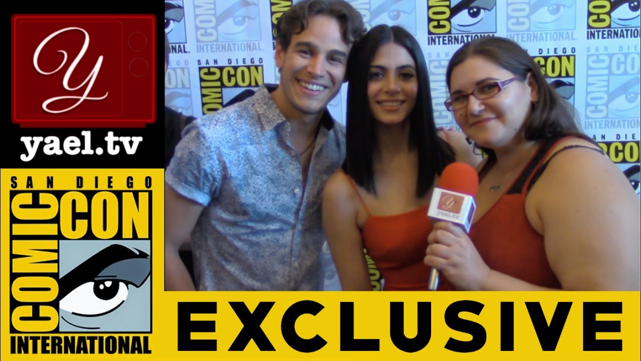 Alberto Rosende & Emeraude Toubia (Shadowhunters) - San Diego Comic Con 2017 | yael.tv