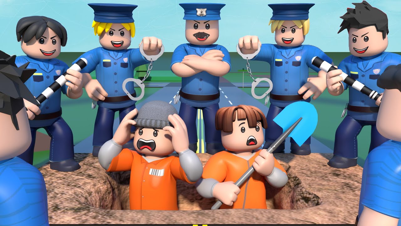 ROBLOX Brookhaven 🏡RP - FUNNY MOMENTS: Failed Bank Robbers JAILBREAK | Roblox Jack
