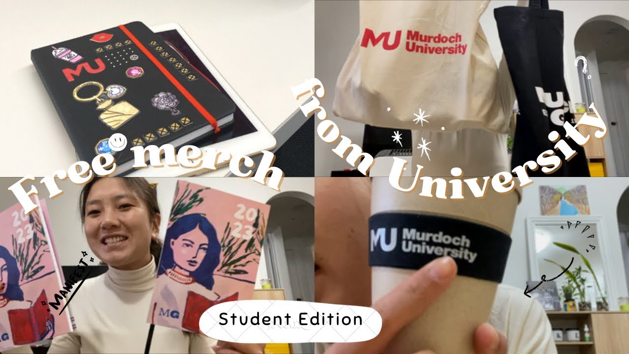 Uni vlog 2• I got free merch from University •Diary• Coffee cup• Year planner• candies