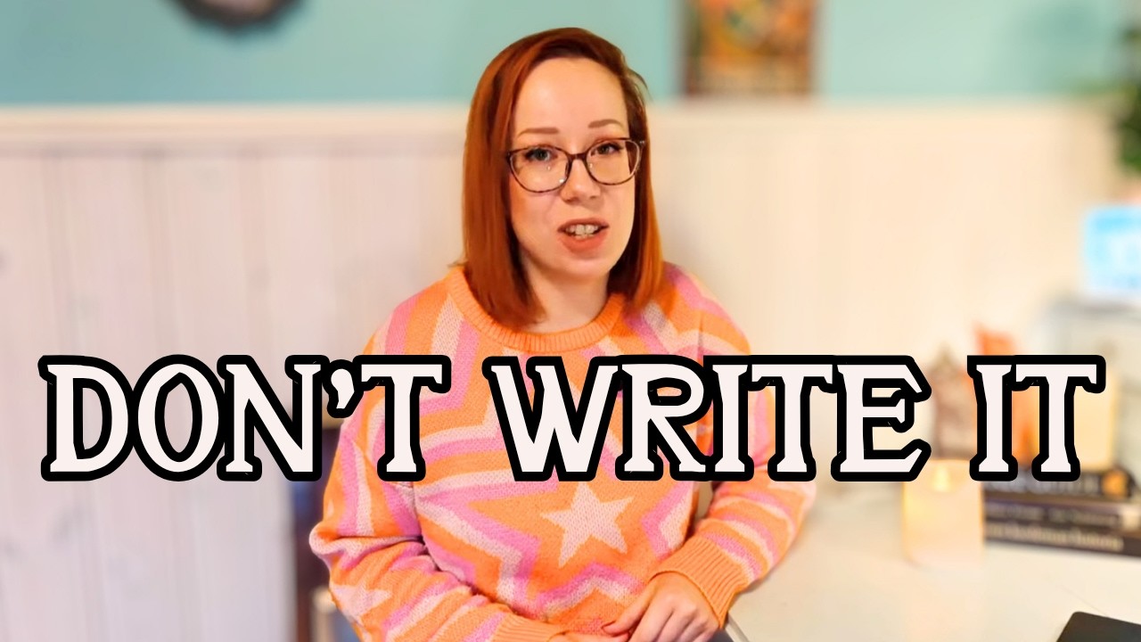 Don't write these scenes (they're bad)