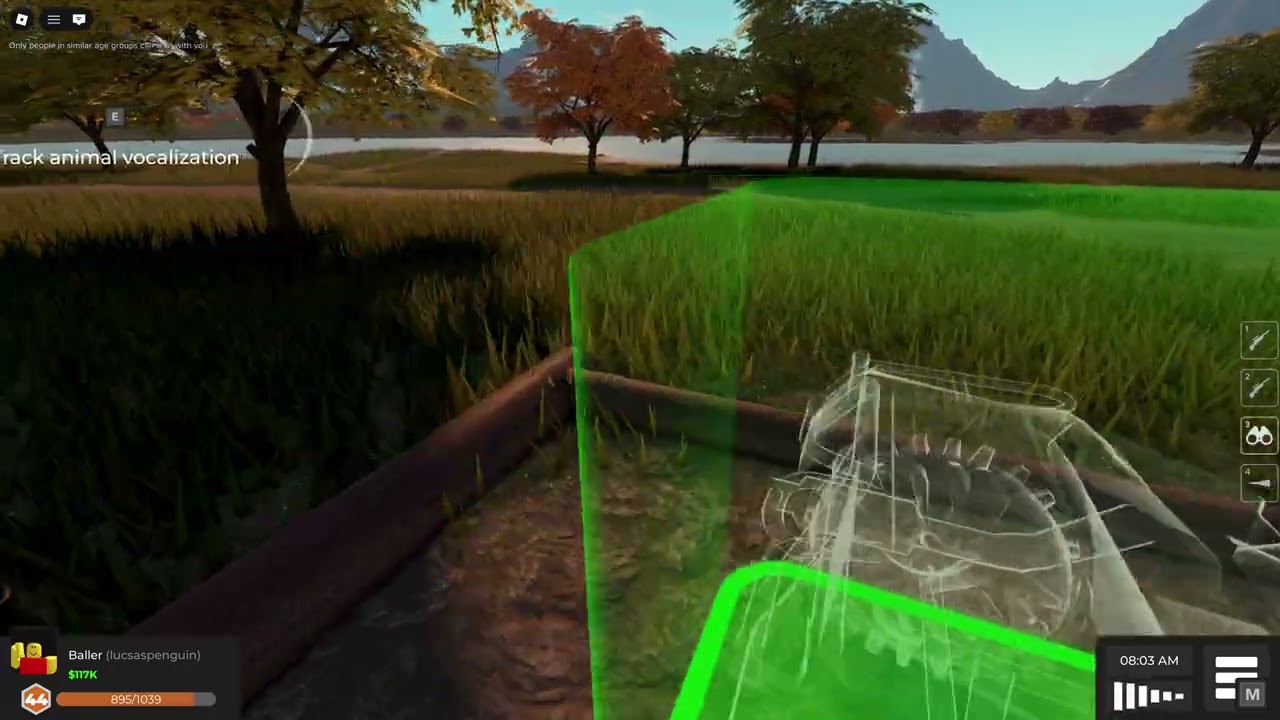 Playing hunting season (got my best diamond!!!)