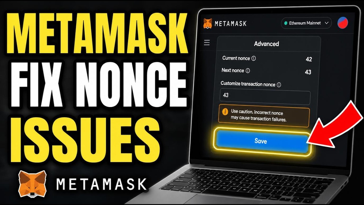 How to update nonce issues in MetaMask for stuck transactions - Complete Guide
