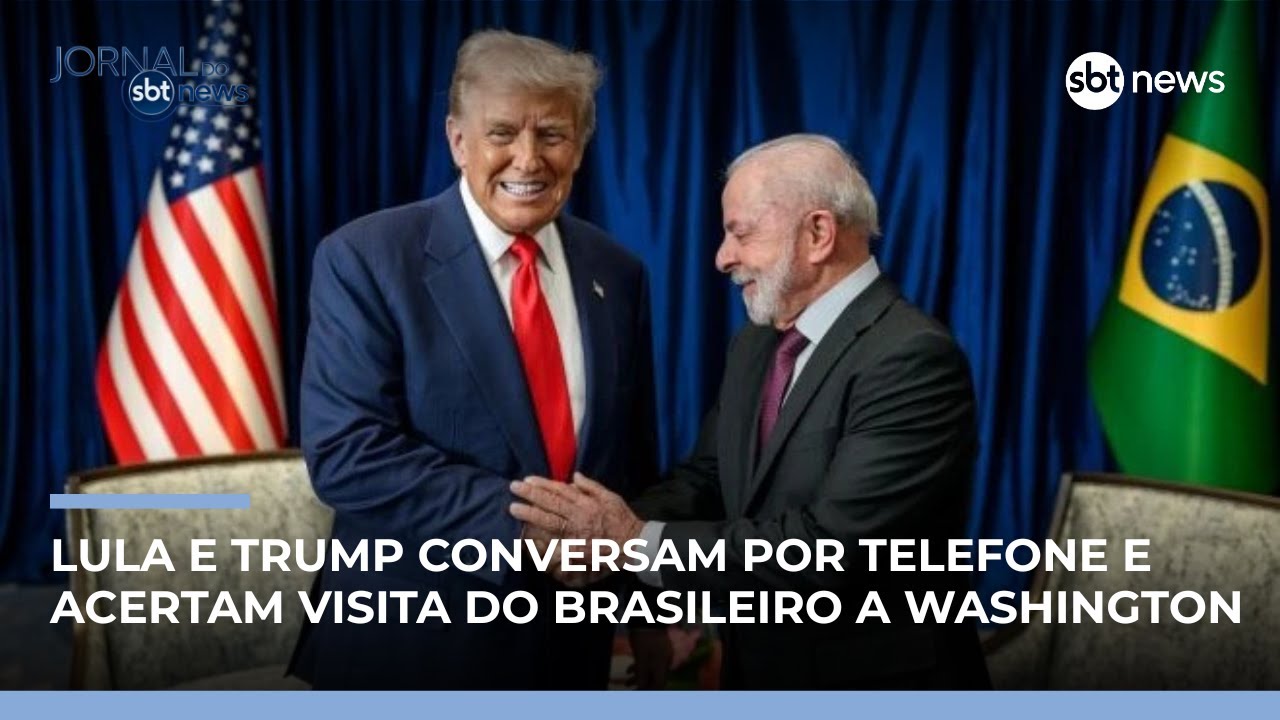 Lula confirma visita a Washington após conversa com Trump | #JornaldoSBTNews