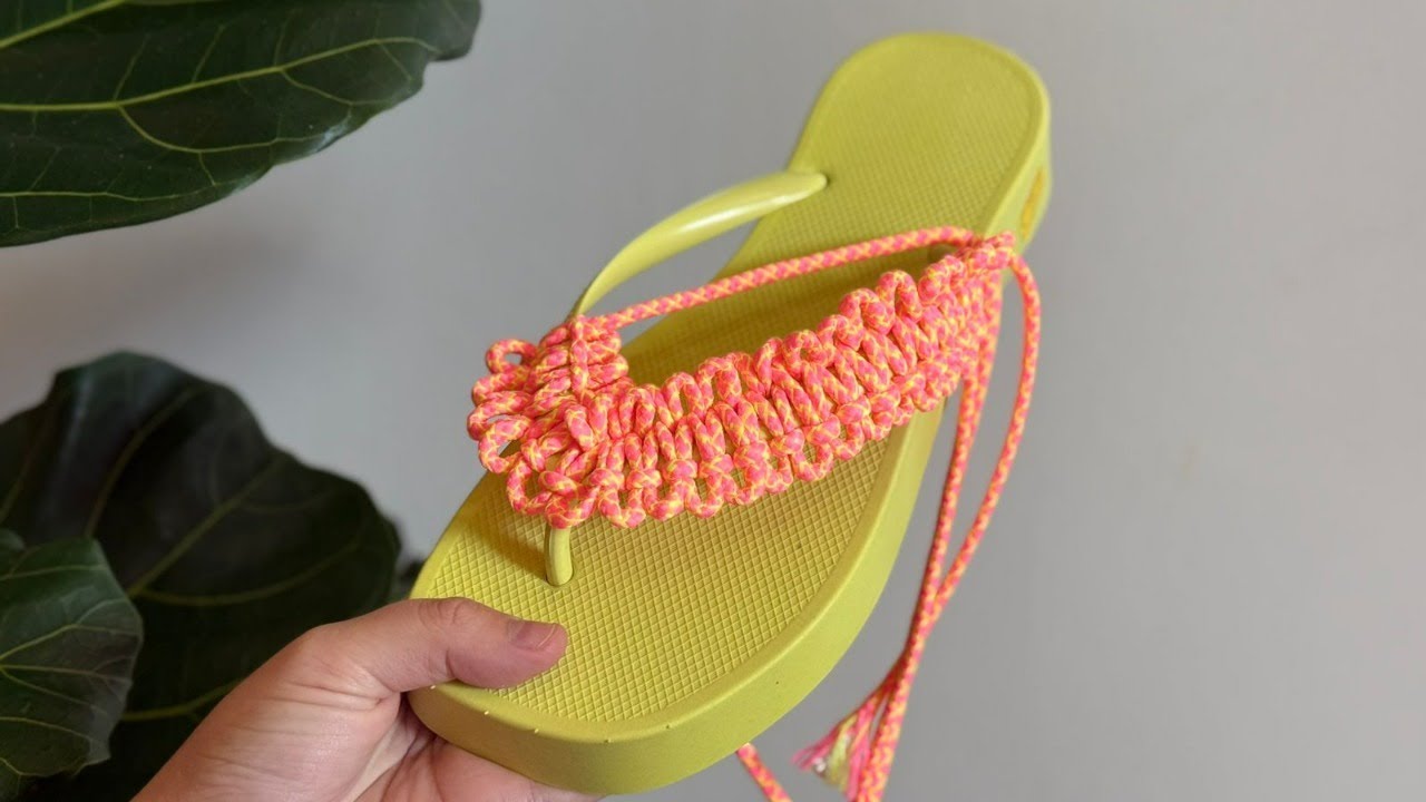 Chinelo Borboleta MARAVILHOSO E SUPER FÁCIL!