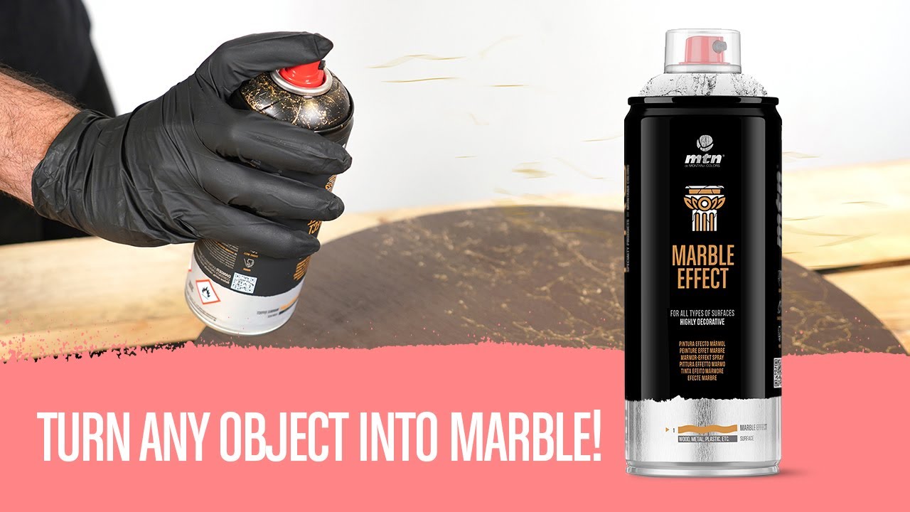 How to Decorate an object with MTN Pro Marble Effect Paint