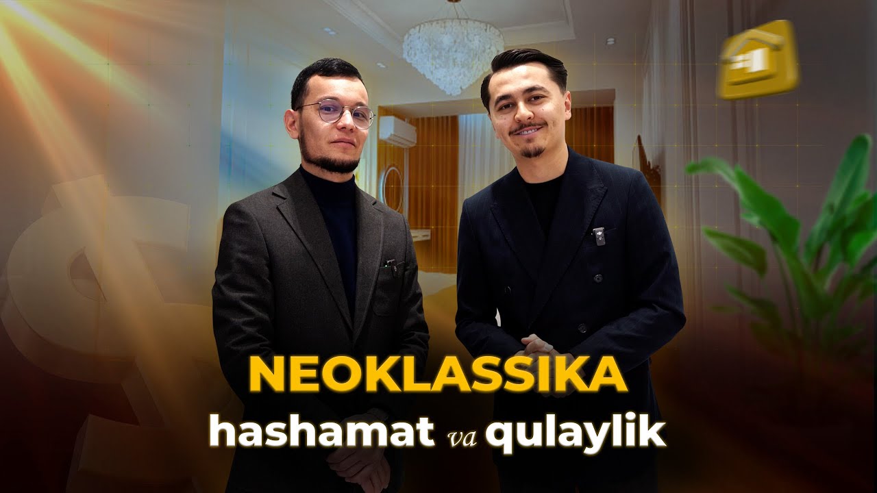 Neoklassika uslubida 48 m² kvartira 🔥 To‘liq obzor