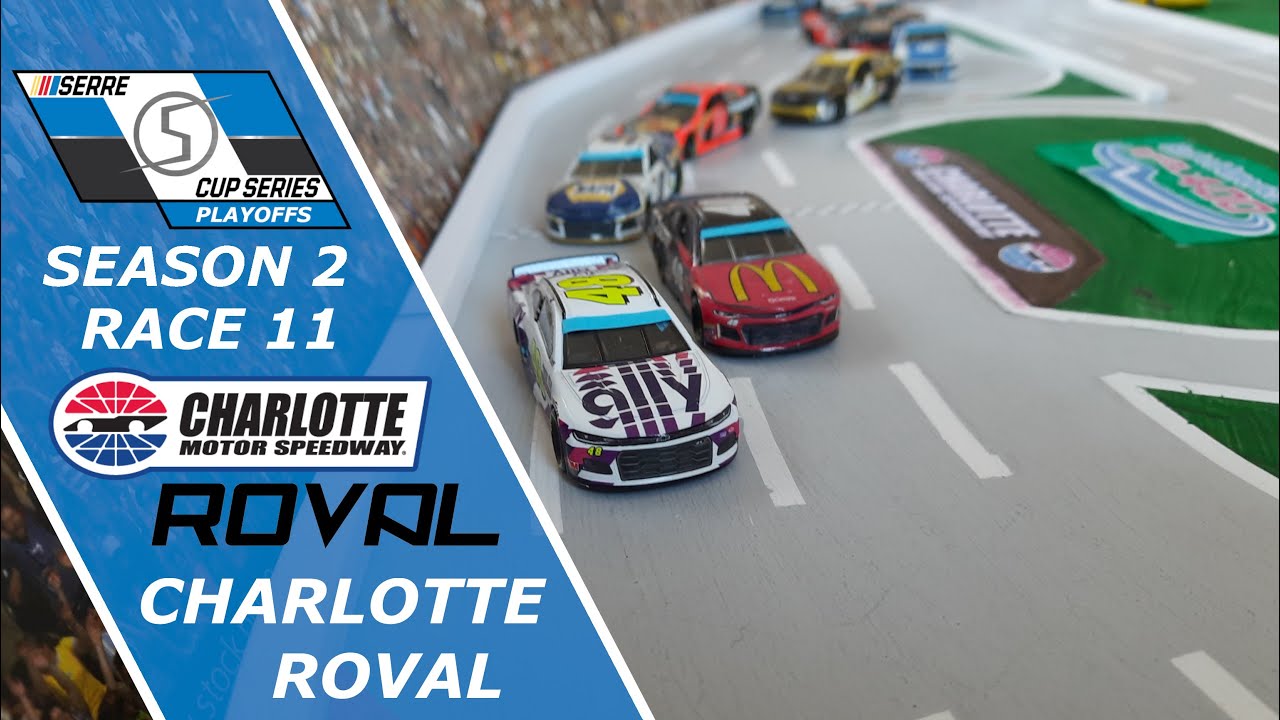 Nascar Stop Motion / SCS Season 2 PLAYOFFS Race 11 at the Charlotte ROVAL/ Bank of America Roval 450