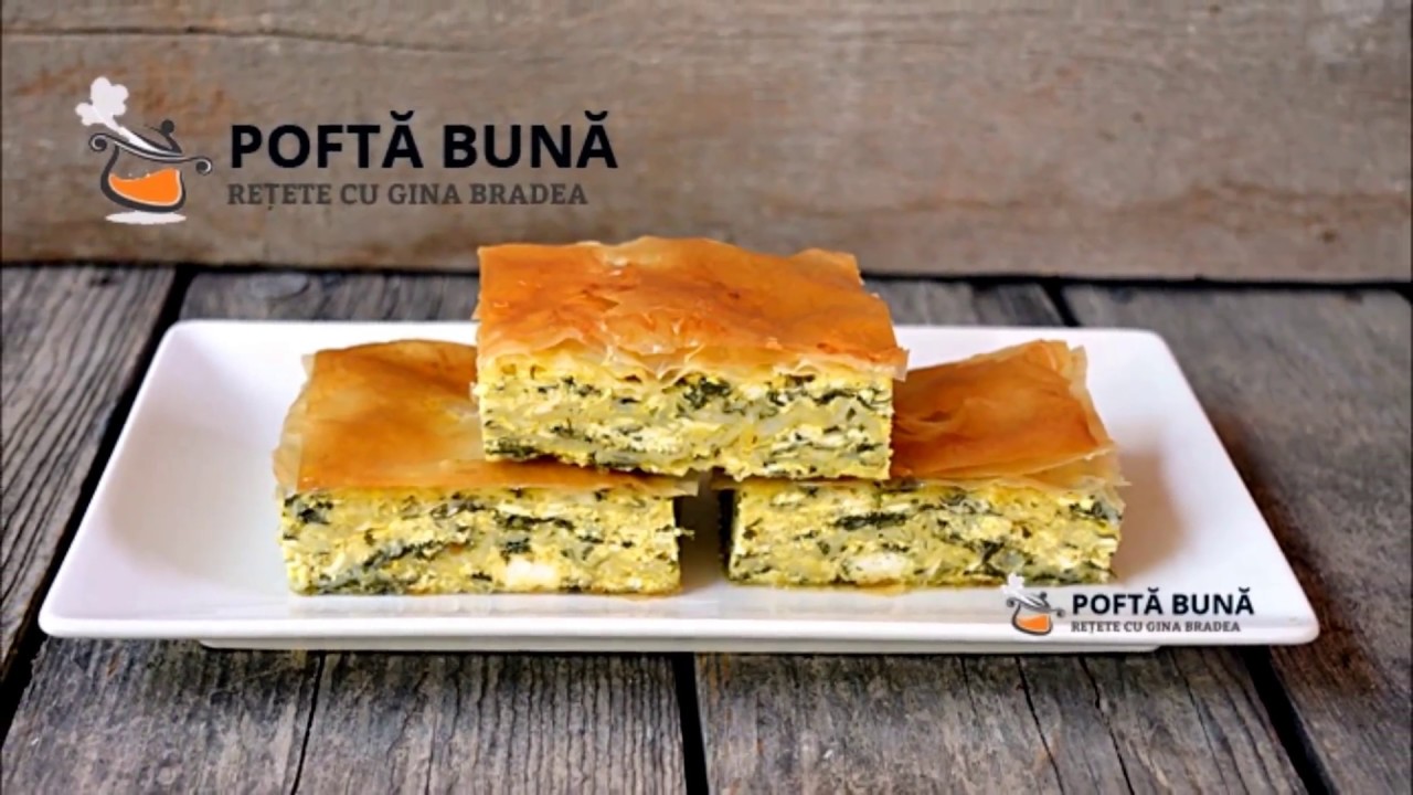 Placinta cu branza sarata si spanac (reteta pas cu pas)