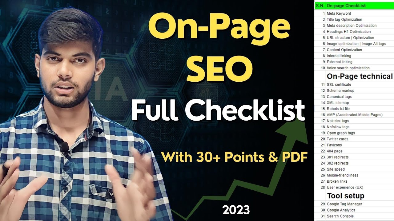 On Page SEO Checklist | On-Page SEO Checklist 2023 | On Page SEO | SEO Checklist | On Page SEO  2023