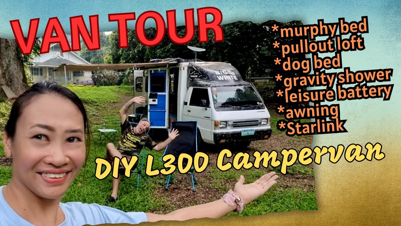 COMPLETE VAN TOUR | L300 Campervan | Vanlife Philippines | FilAmstagram | Big White | DIY Campervan