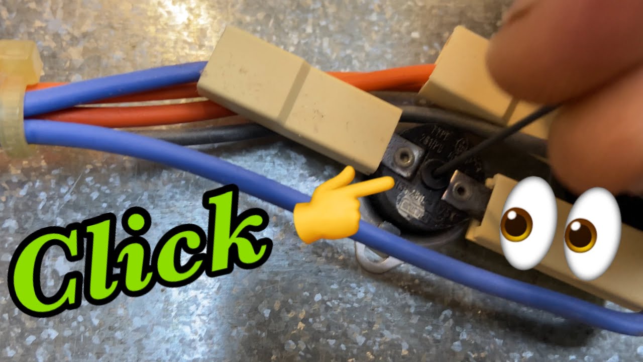 Hotpoint tumble dryer won’t heat up. How to reset  the heating element thermostat if not getting hot