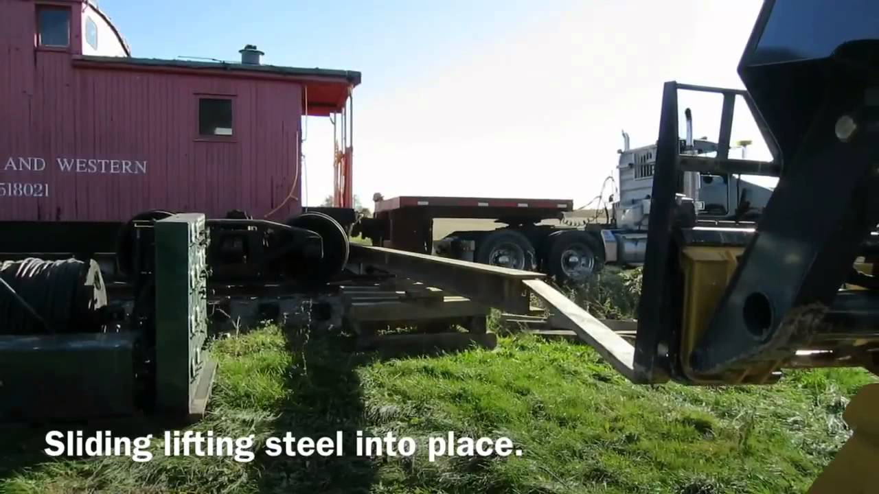 300 Mile Railroad Caboose Move