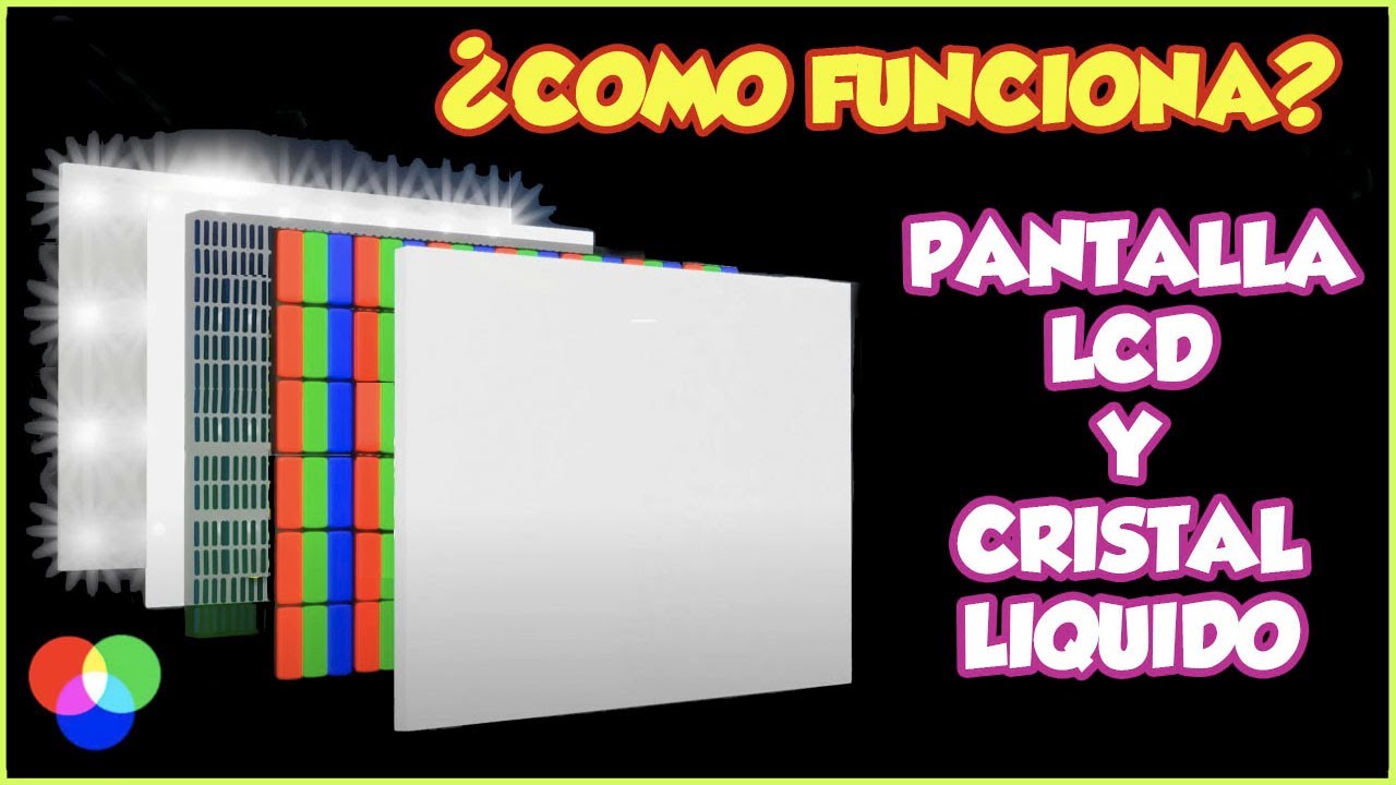 ESTRUCTURA INTERNA DE UN MONITOR O PANTALLA DE TV DE CRISTAL L&Iacute;QUIDO O LCD